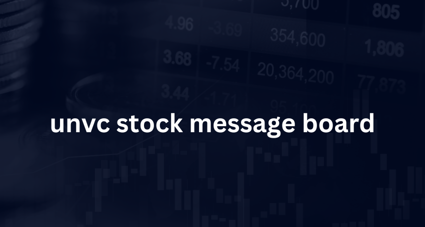 Exploring the Benefits of Joining the UNVC Stock Message Board